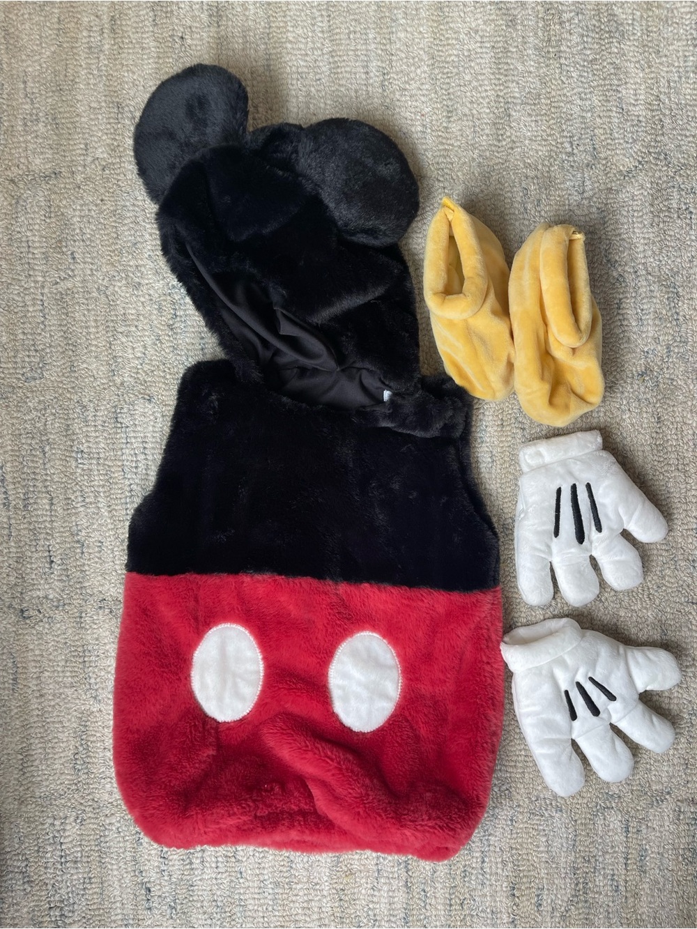 Pottery Barn Kids Mickey Mouse Plush Costume - 12-24 months - Picture 4 of 7